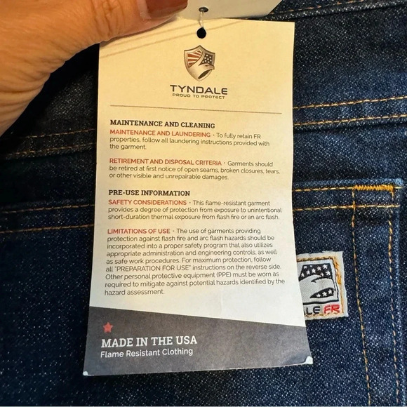 Tyndale Fire Resistant jeans made in USA - Picture 5 of 9